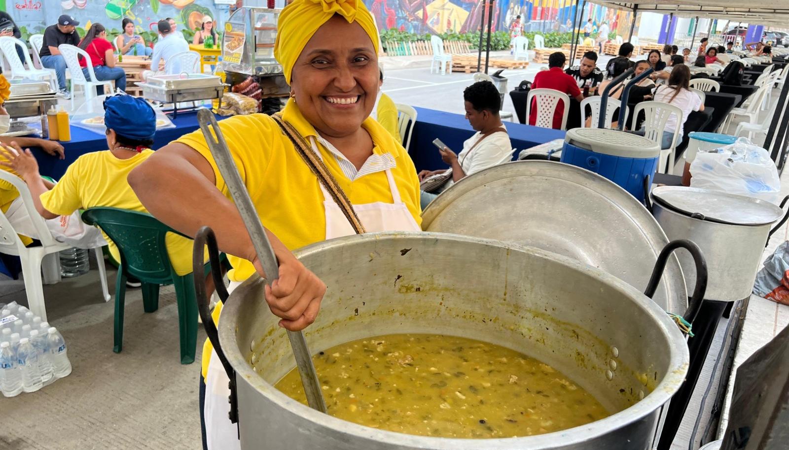 Todos los platos del Caribe estarán a disposición de los visitantes. 