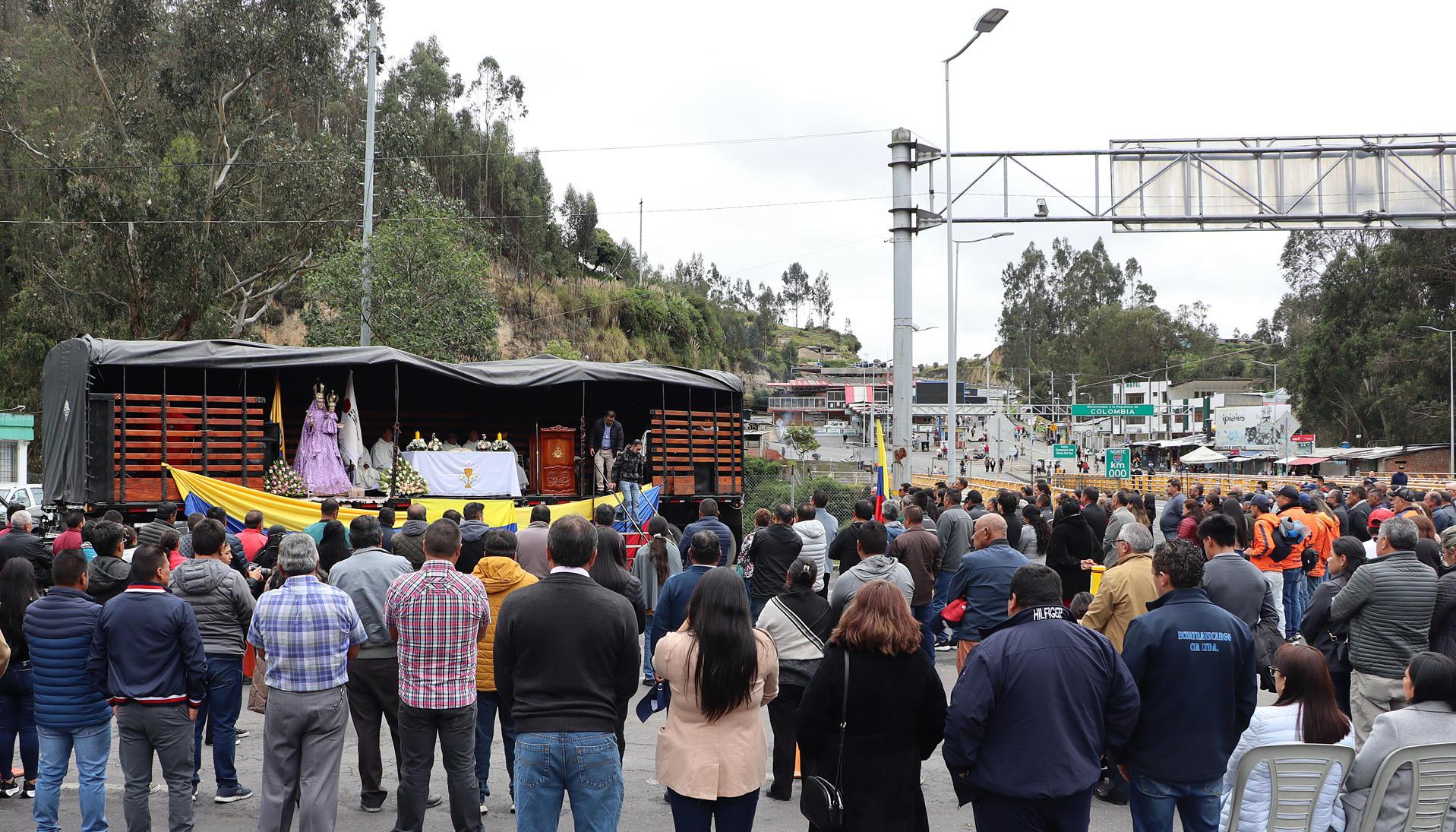 Frontera entre Ecuador y Colombia.