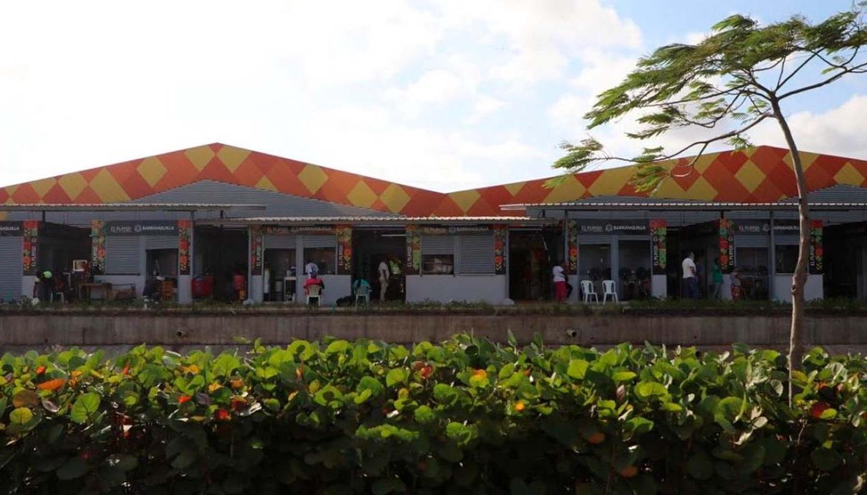 Mercado El Playón, en el Centro de Barranquilla. 