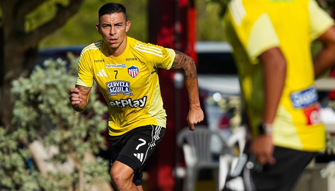 Harold Rivera, mediocampista del Junior. 