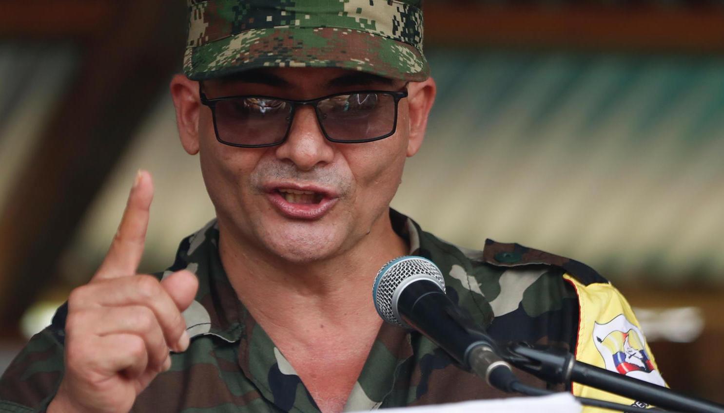 Néstor Gregorio Vera Fernández, alias "Iván Mordisco" y máximo cabecilla del Estado Mayor Central (EMC), principal disidencia de las FARC.