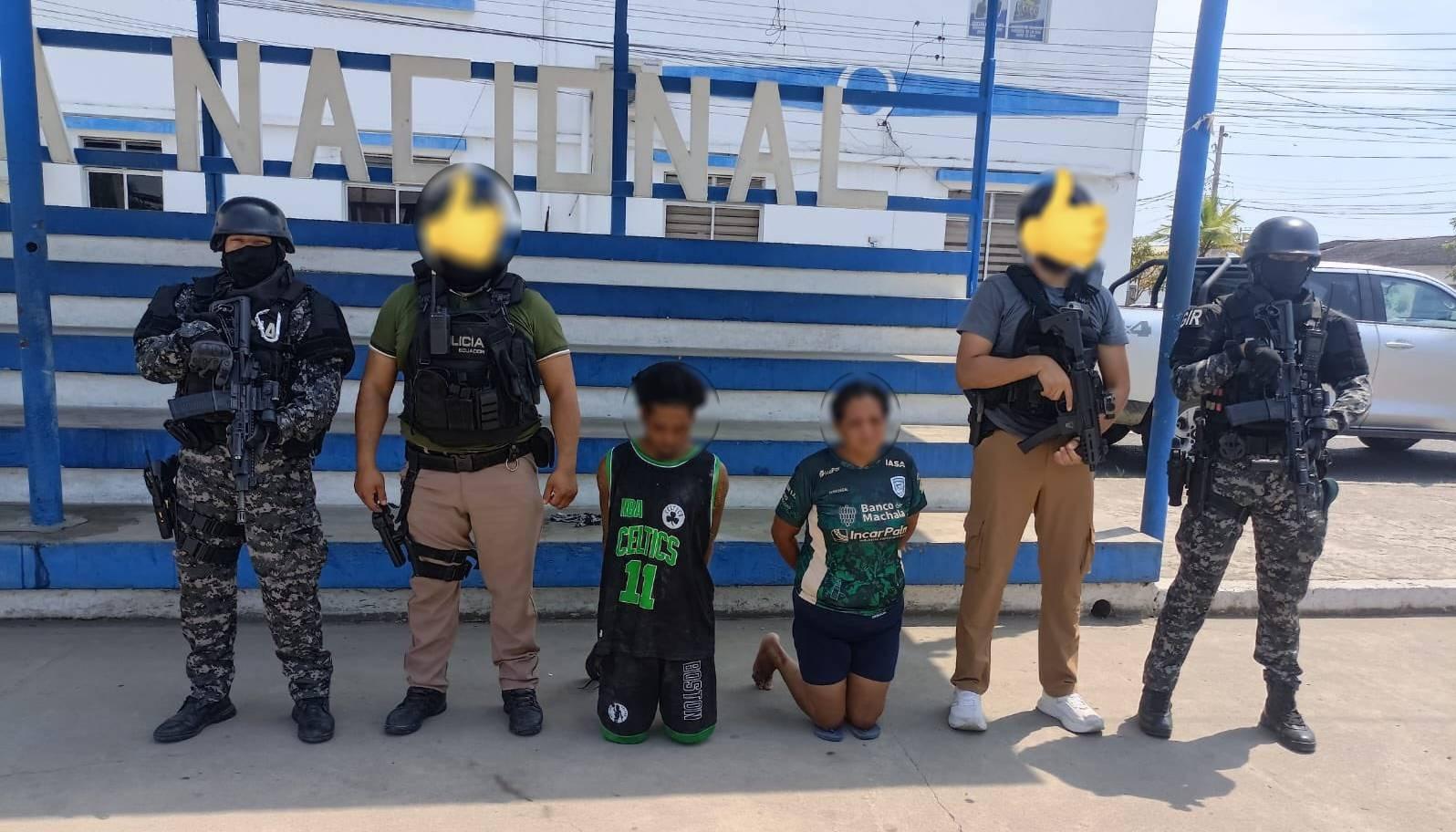 Personas capturadas por el secuestro de los colombianos en Ecuador.