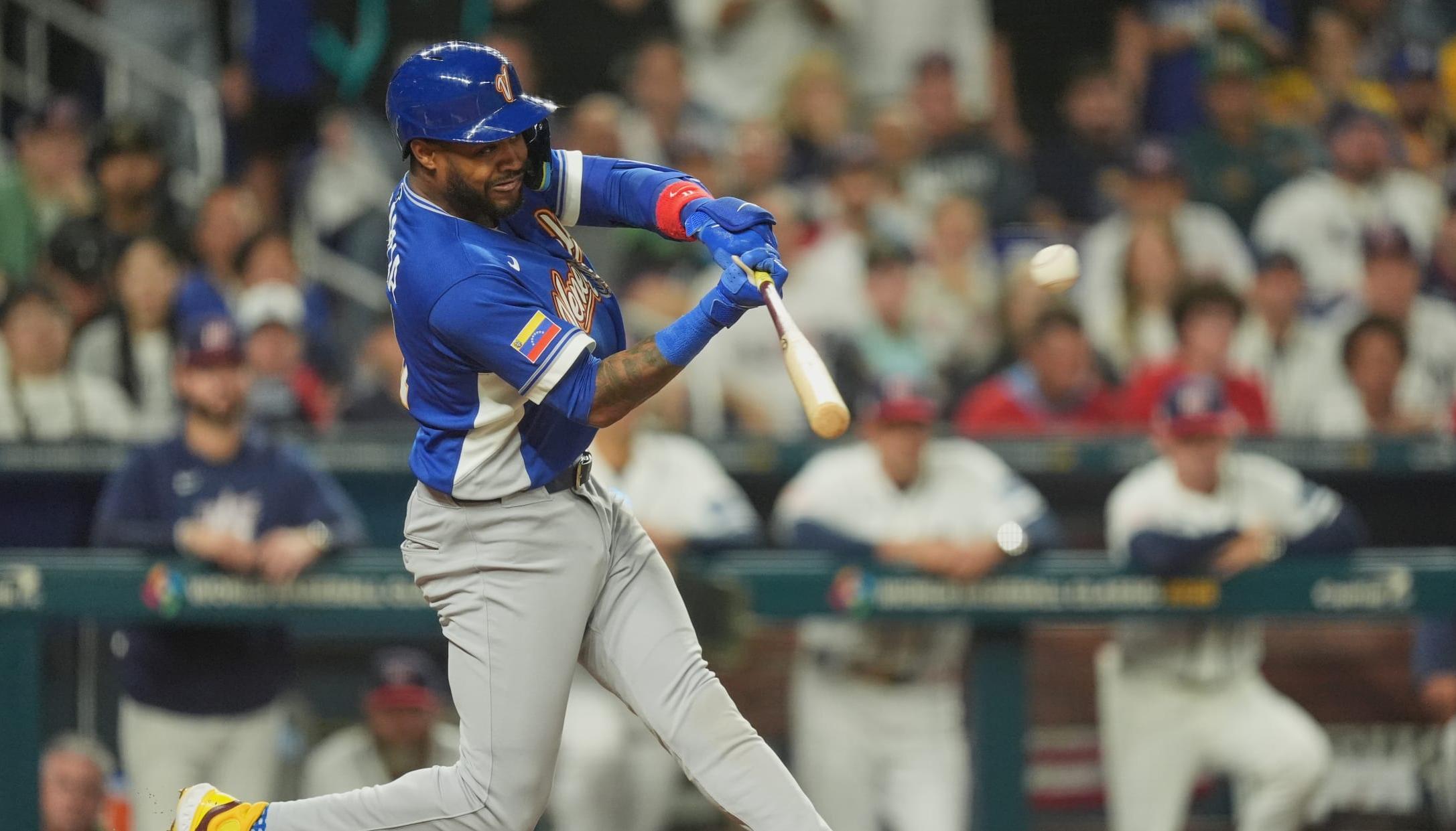 Maikel García bateó para un promedio de .385 en el Clásico Mundial de Béisbol. 