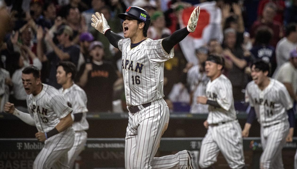 Shohei Ohtani, pelotero estelar del equipo japonés, actual campeón del torneo..