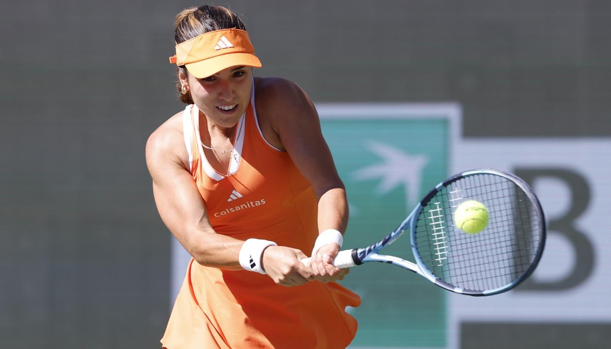 María Camila Osorio, tenista colombiana y número 58 del mundo.