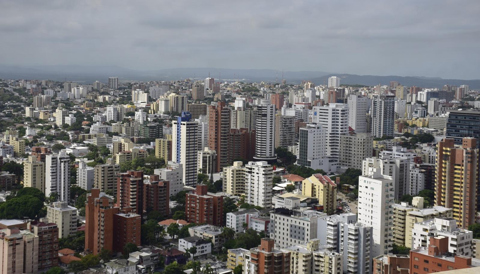 Foto panorámica de Barranquilla. 