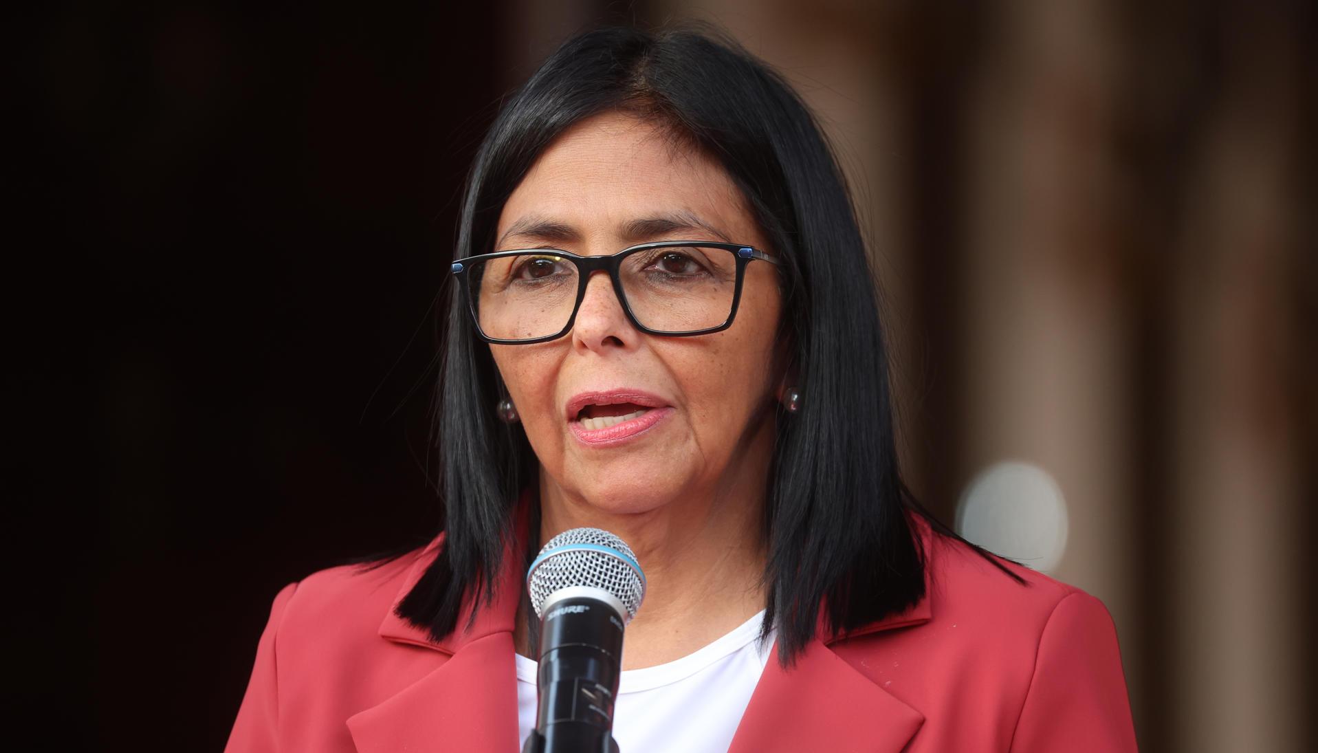 Presidenta encargada de Venezuela, Delcy Rodríguez.