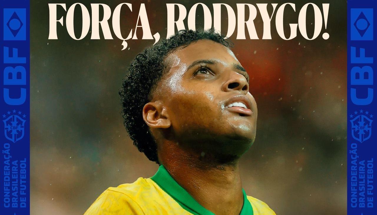 La Confederación Brasileña de Fútbol se solidarizó con Rodrygo.