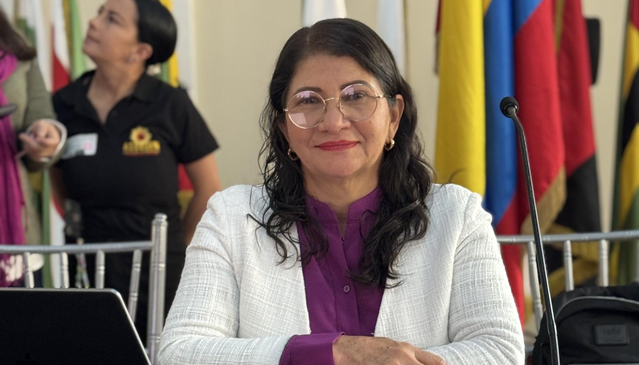 Sandra Ramírez, senadora por Comunes. 