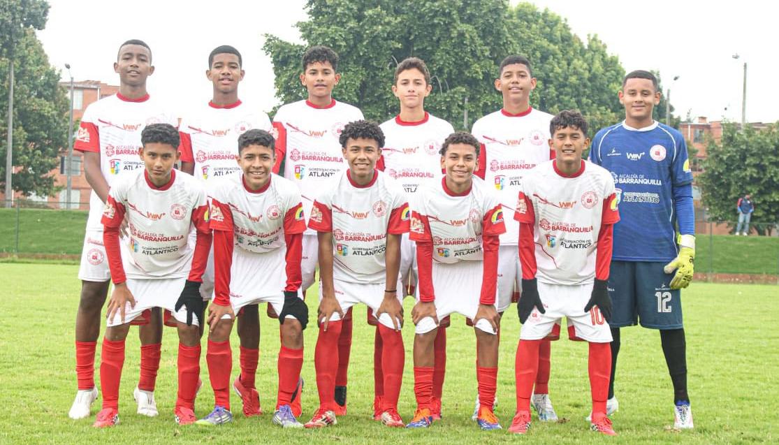 Selección Atlántico sub–13 de fútbol, clasificada a la final.