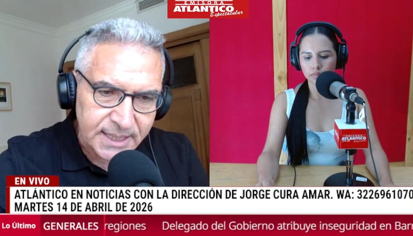 Transmisión de Atlántico en Noticias.