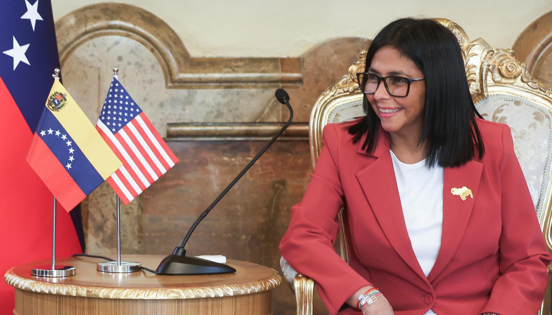 Delcy Rodríguez, Presidenta encargada de Venezuela.