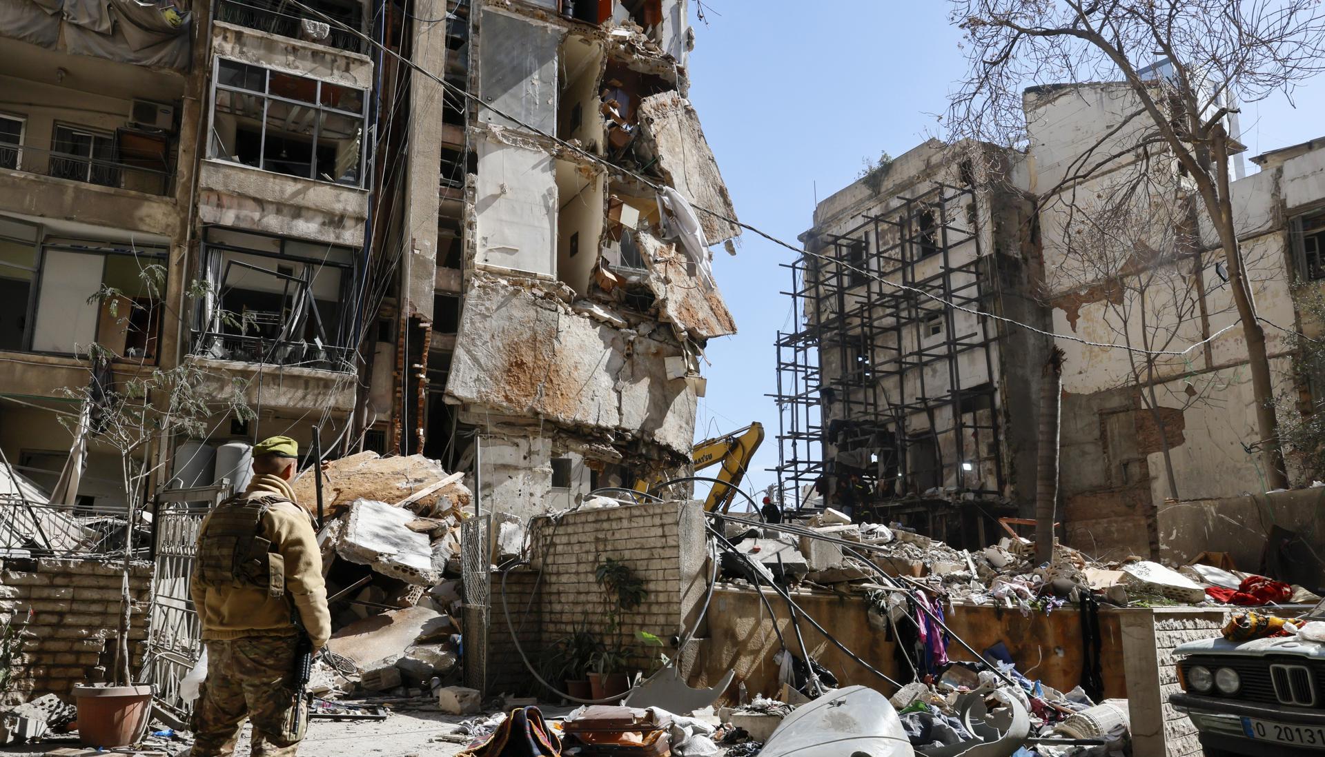 Destrucción en Irán por los ataques de Israel y Estados Unidos.