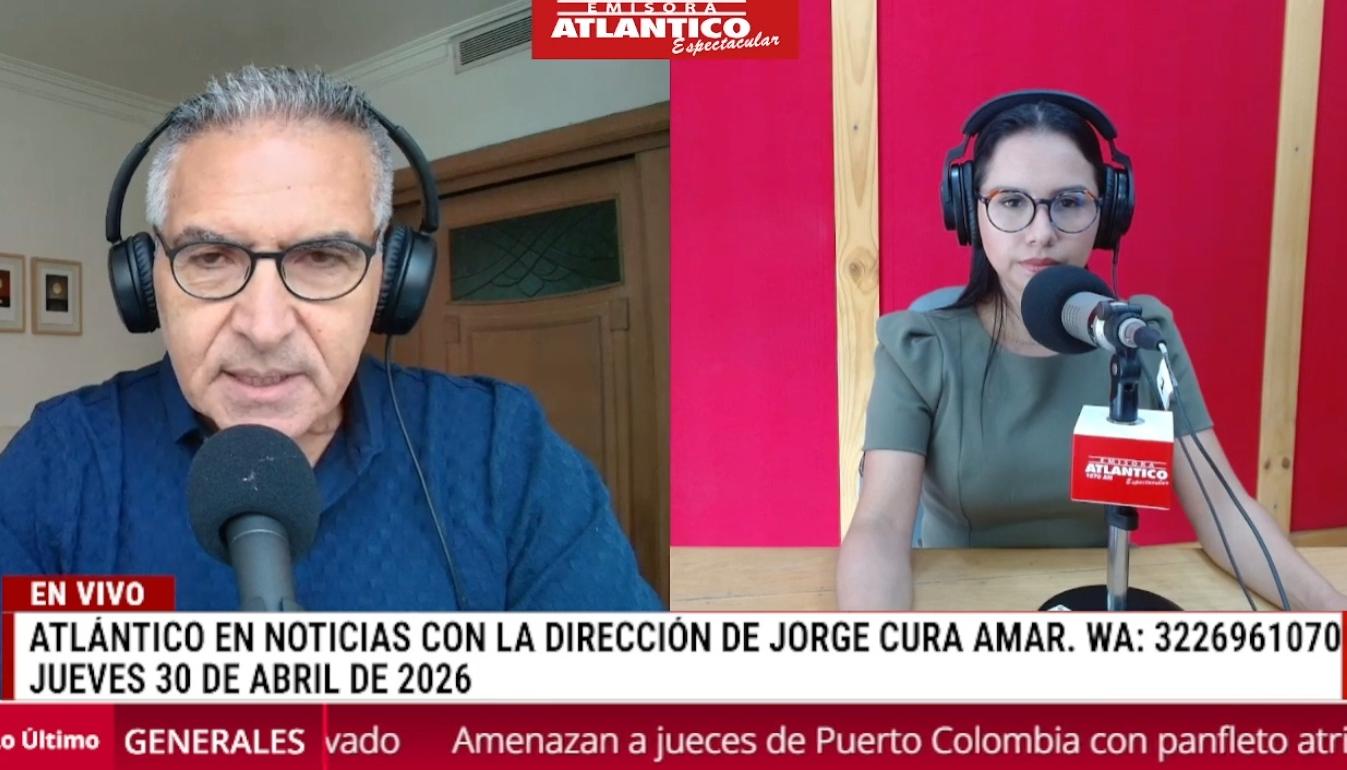 Transmisión de Atlántico en Noticias.