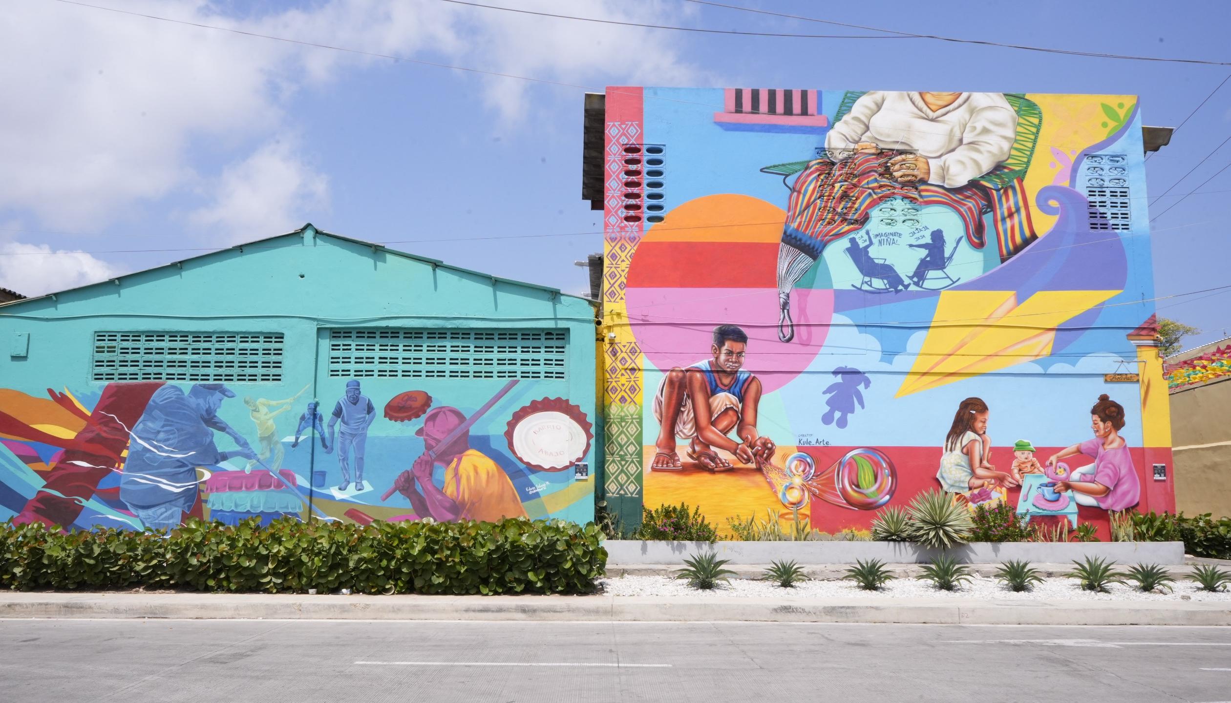 Cada esquina de Barranquilla está llena de arte. 