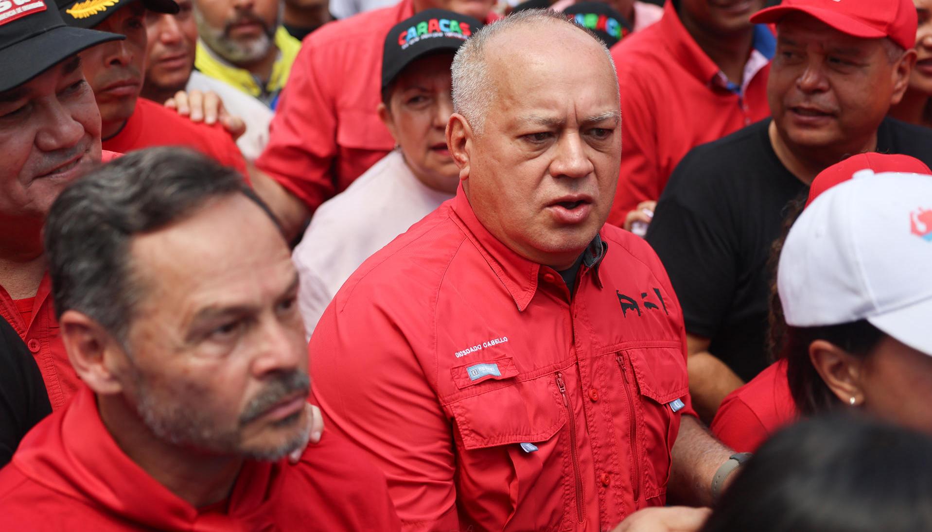 Diosdado Cabello, Ministro del Interior venezolano.