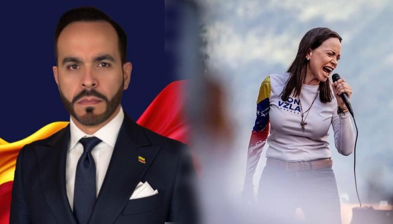 Abelardo De La Espriella y María Corina Machado.