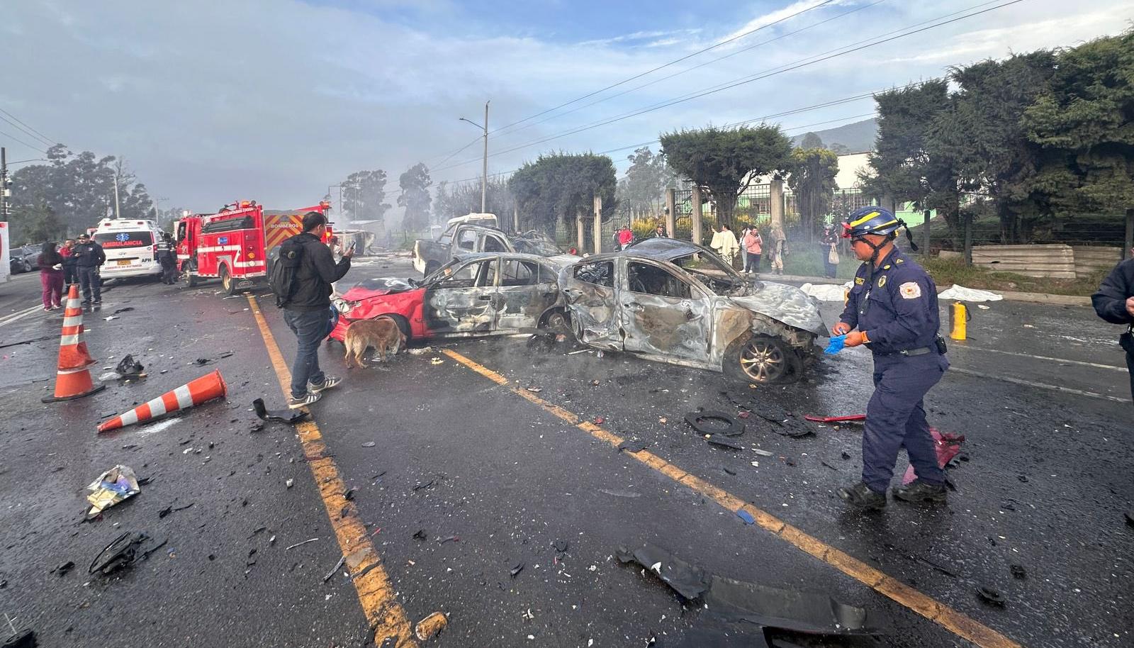 Imagen del accidente.