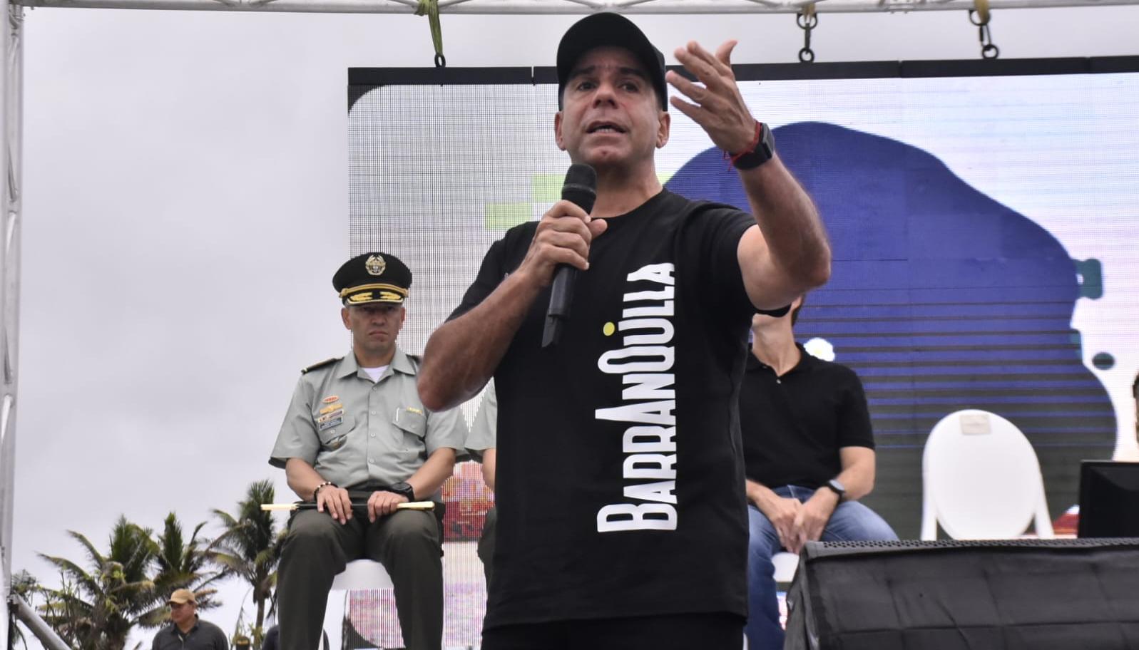 El Alcalde de Barranquilla, Alex Char.