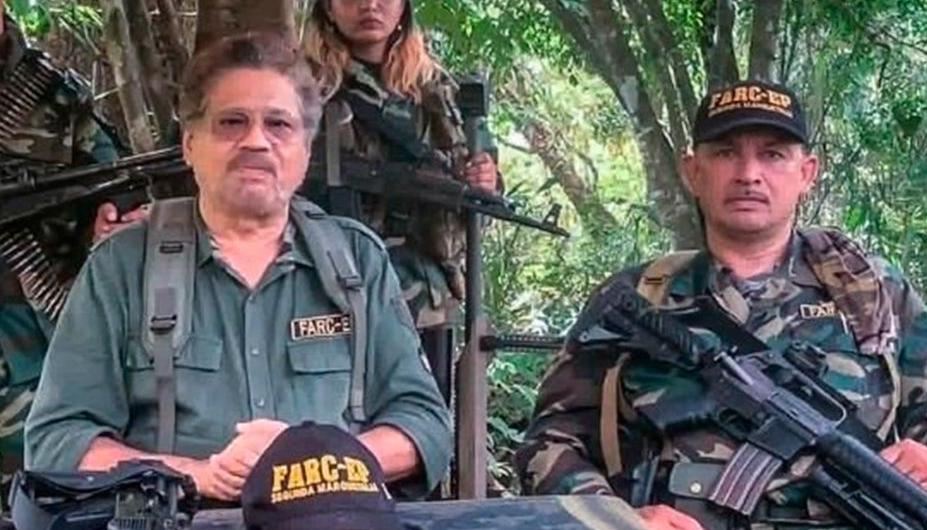 Alias 'Iván Márquez' y alias 'Zarco Aldinever'.