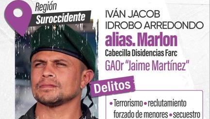 Alias 'Marlon' es buscado por las autoridades. 