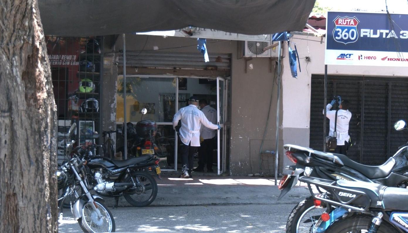 Atentado en peluquería del barrio El Valle.