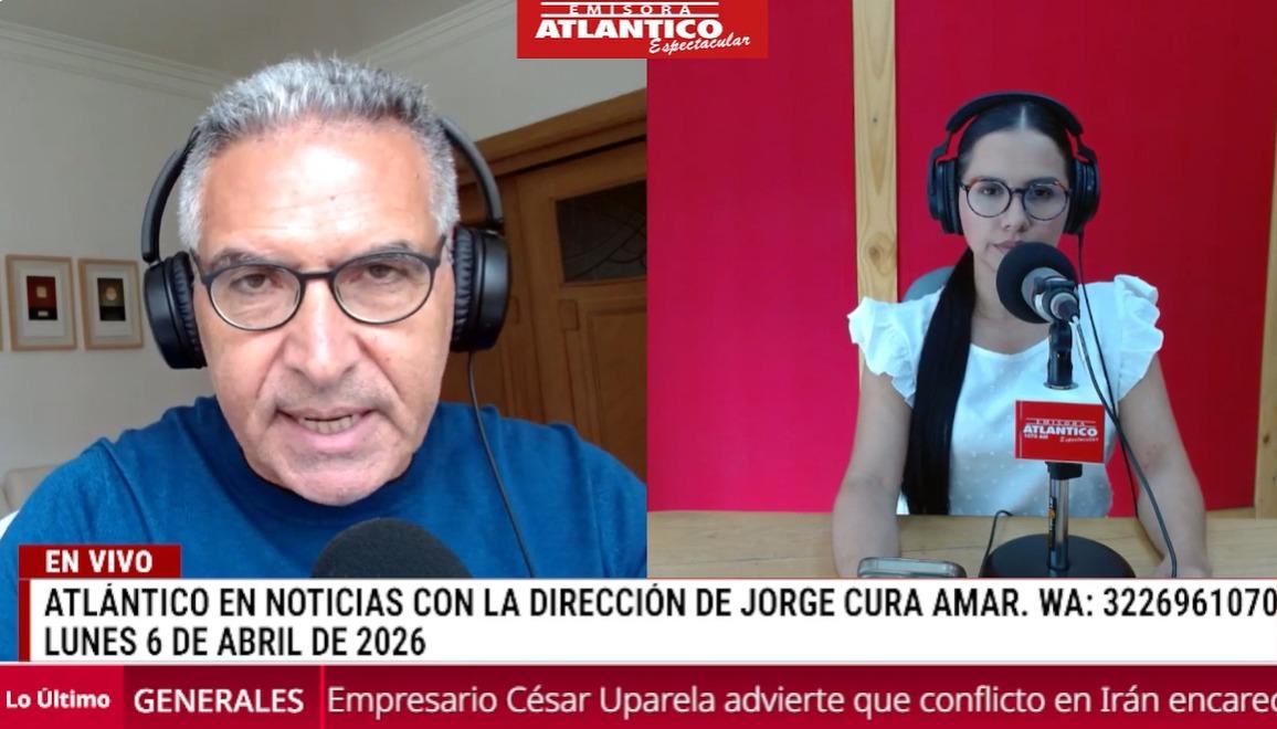 Transmisión de Atlántico en Noticias.