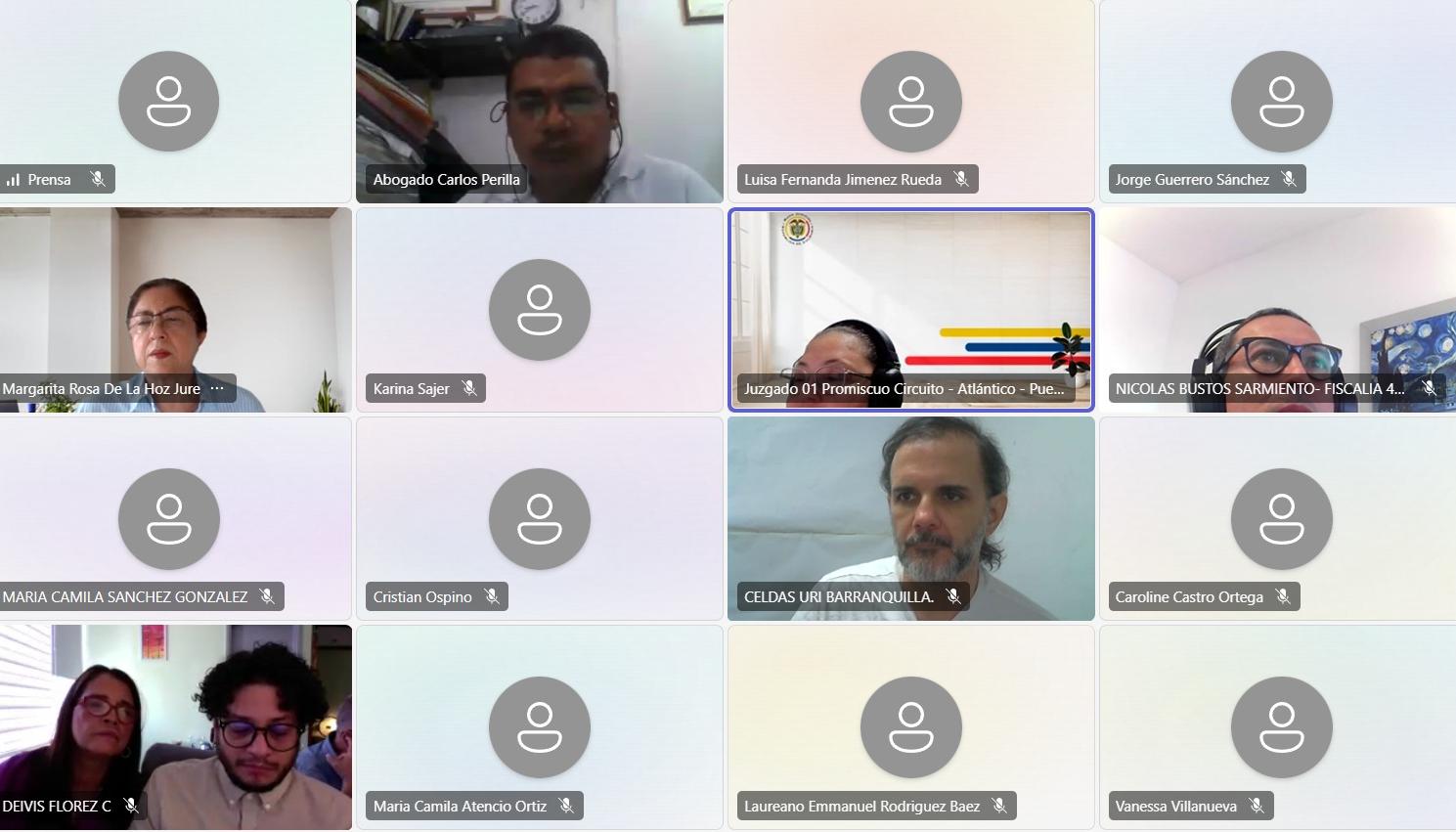 Audiencia de acusación contra Álvaro Felipe Rivera.