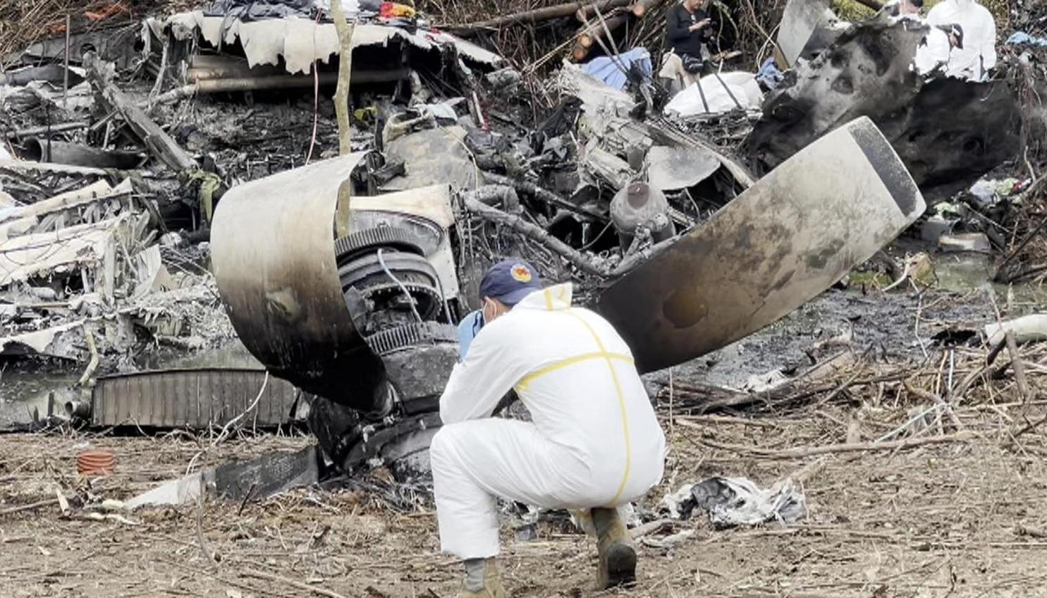 Avión Hércules que se accidentó en Putumayo.