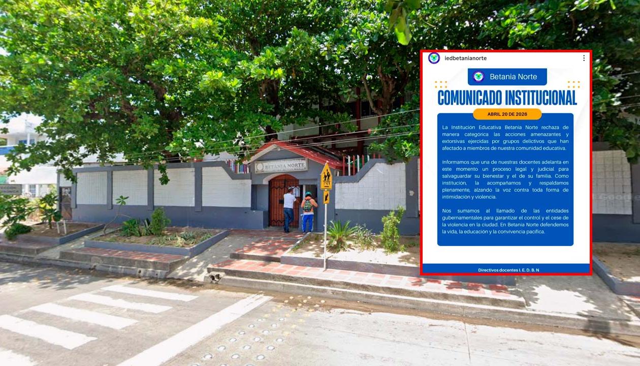 IED Betania Norte y el comunicado deo colegio