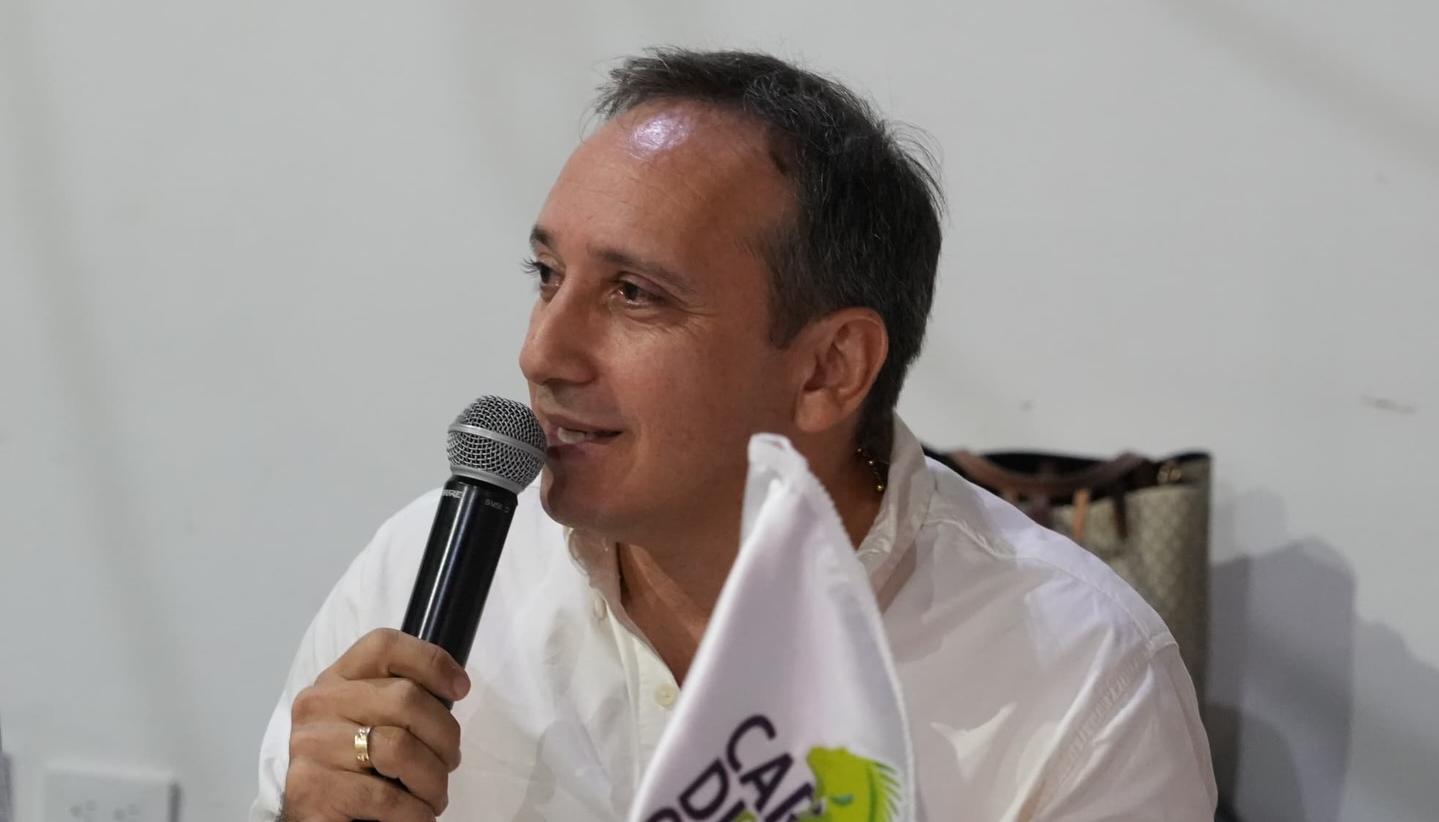 Director general de Cardique, Ángelo Bacci Hernández.