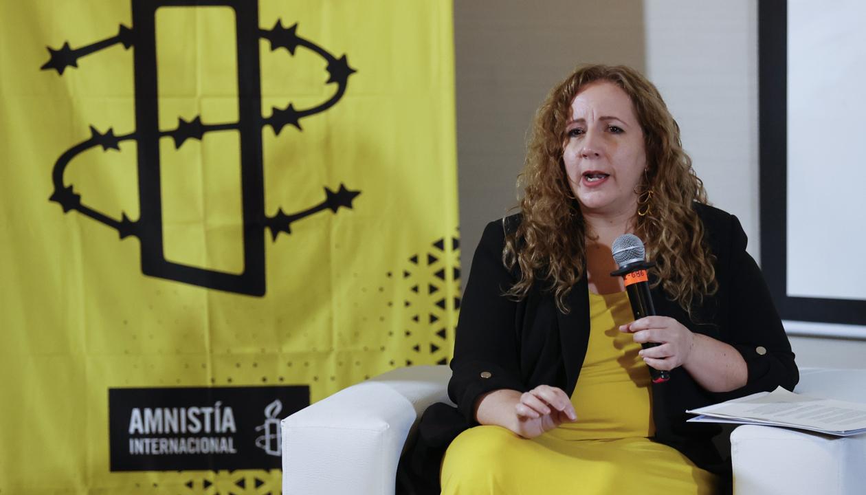 La subdirectora de Investigación de Amnistía Internacional para las Américas, Valentina Ballesta.