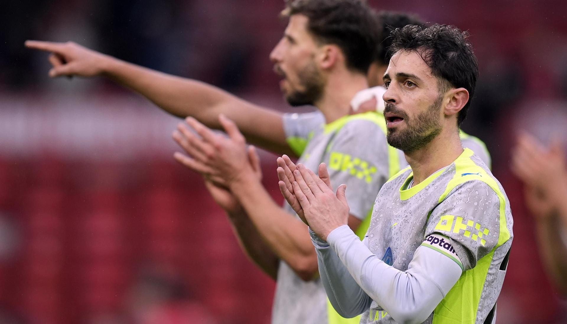 Bernardo Silva, mediocampista del Manchester City.