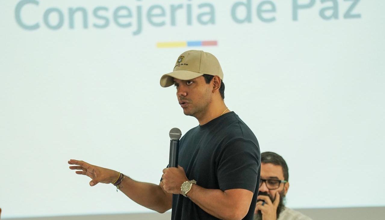 Camilo Pineda, delegado del Gobierno Nacional para el Espacio de Conversación Sociojurídico de Barranquilla de la Consejería de Paz.