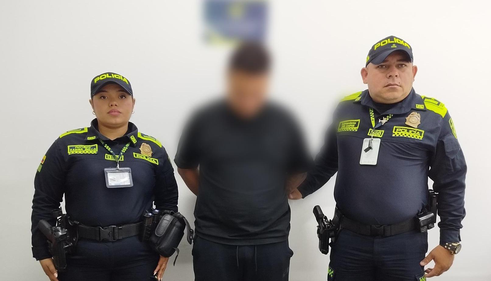 El capturado quedó a disposición de la URI de la Fiscalía, en Soledad. 