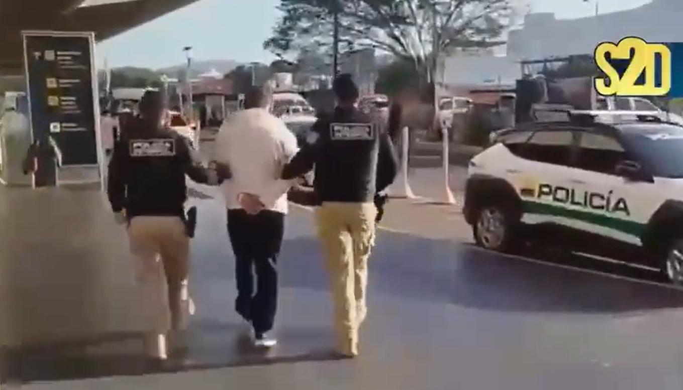 Capturado en el aeropuerto de Cartagena.