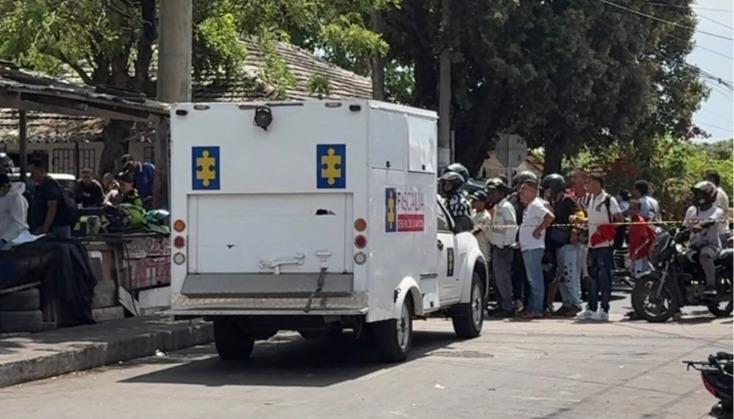 Escenario de un homicidio en Barranquilla. 