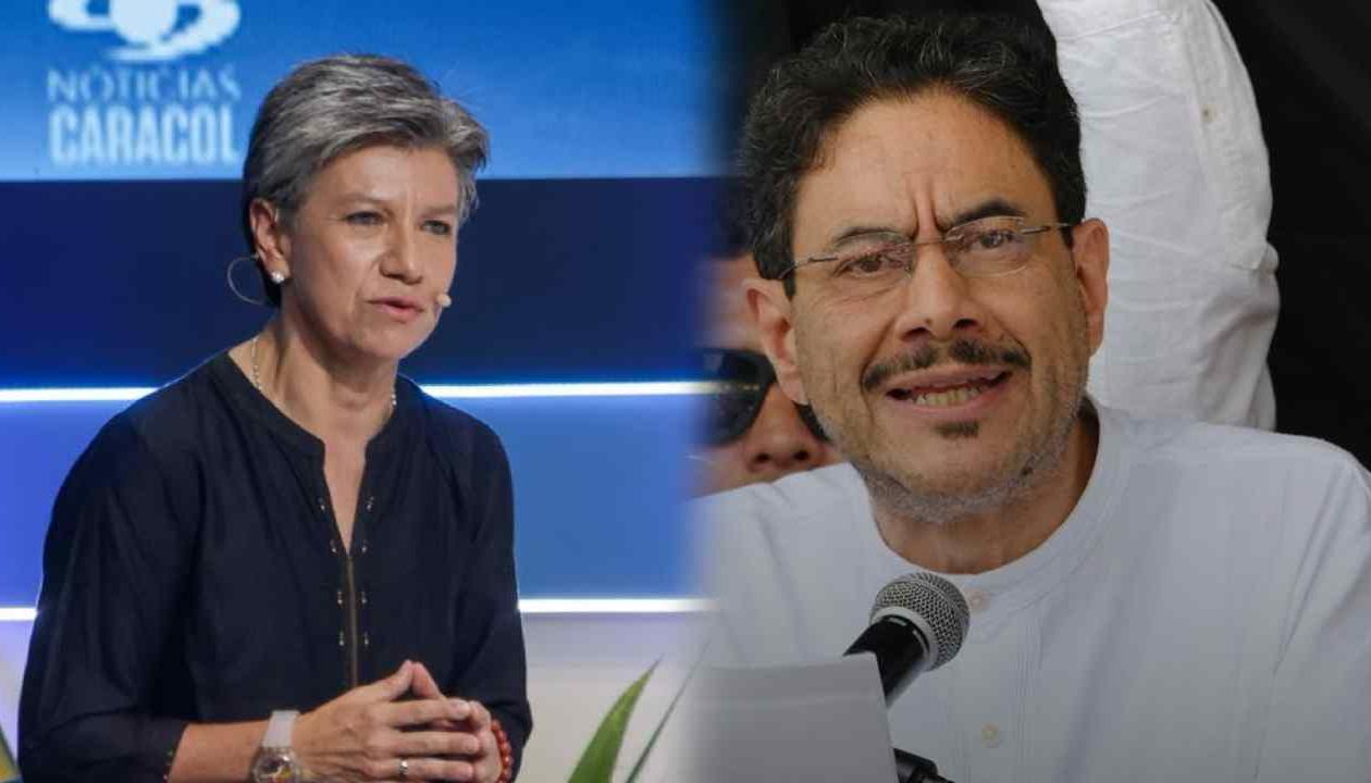 Claudia López e Iván Cepeda Castro.