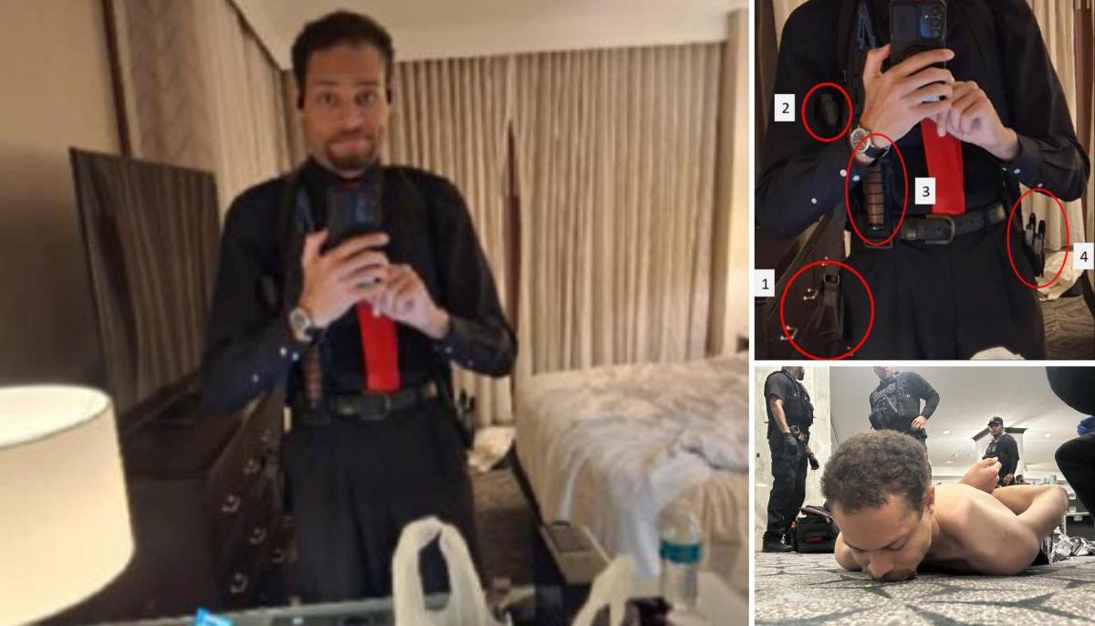 La selfie de Cole Allen.