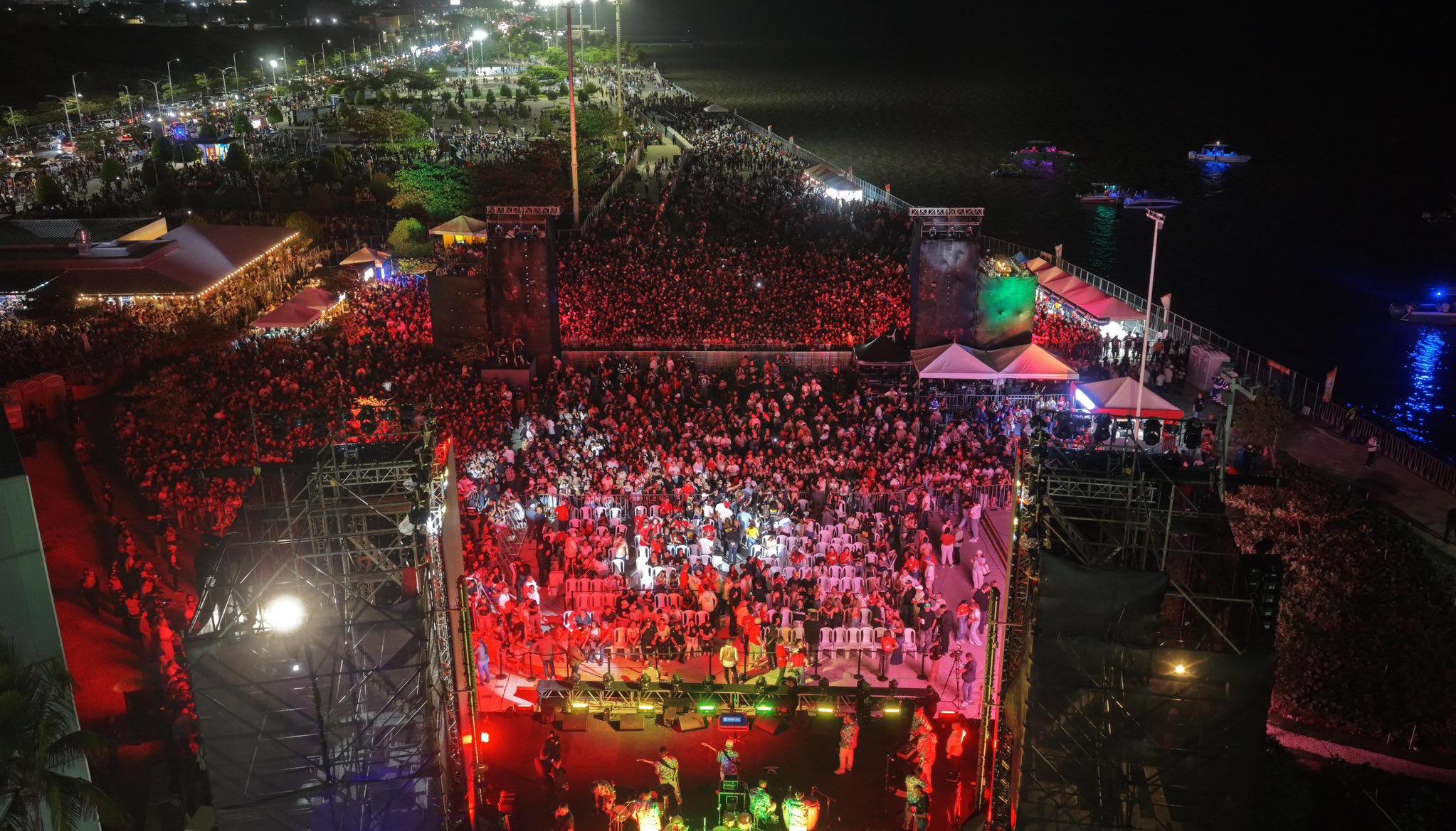 Concierto en el Malecón del Río.