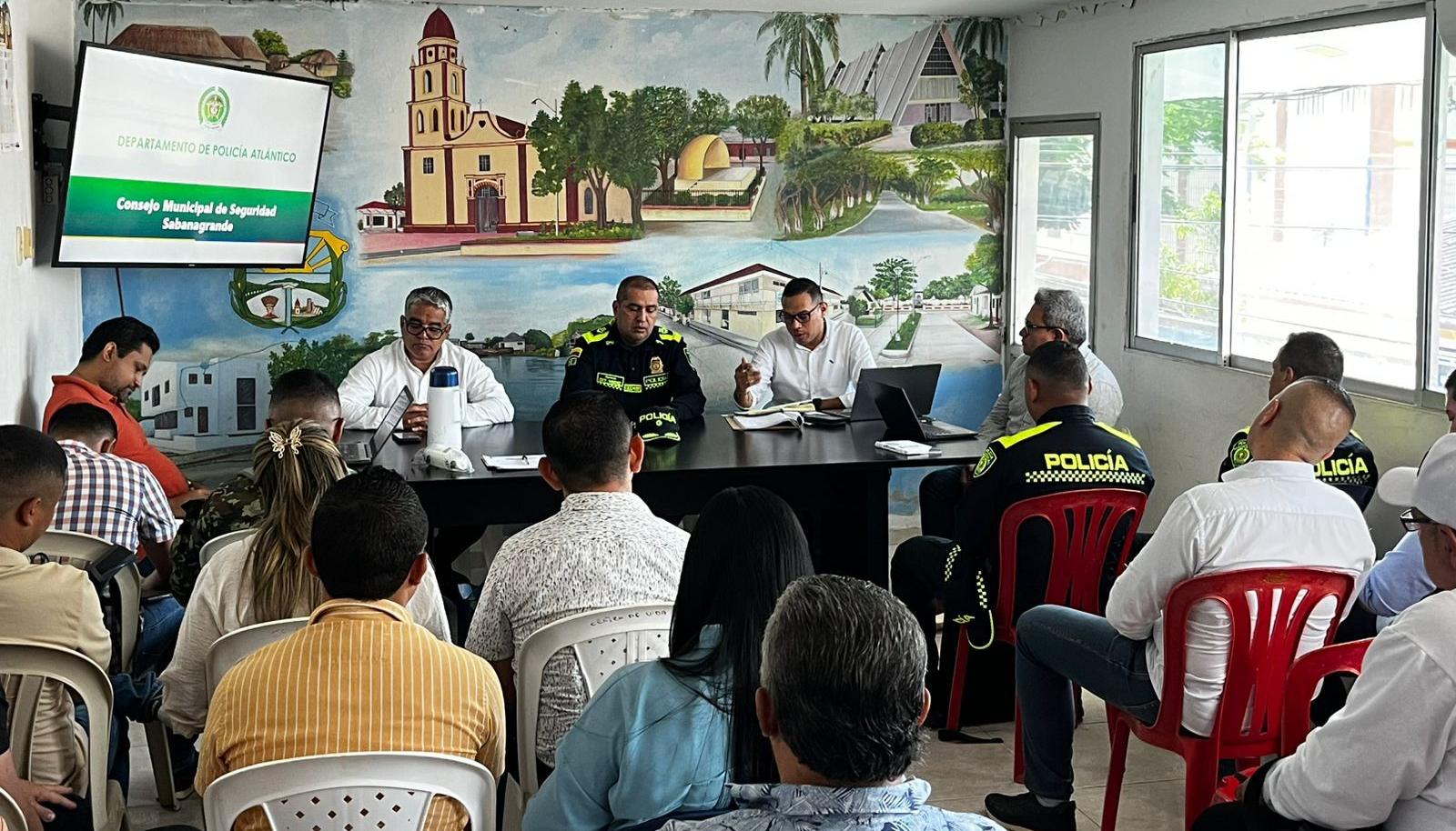 Consejo de Seguridad en Sabanagrande. 