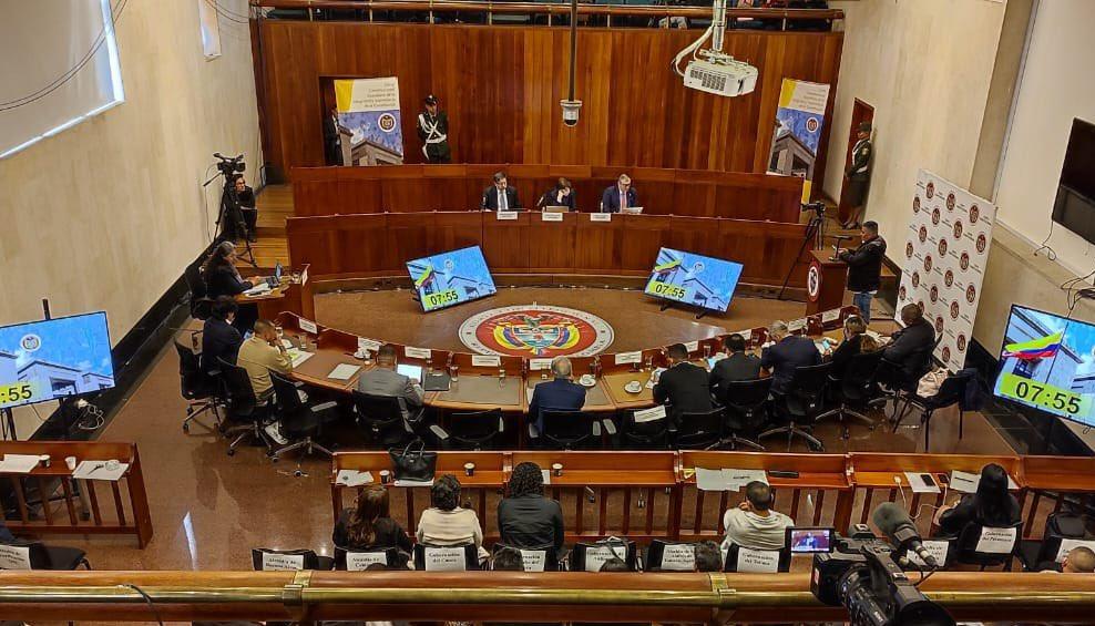 Aspecto de la Corte Constitucional. 