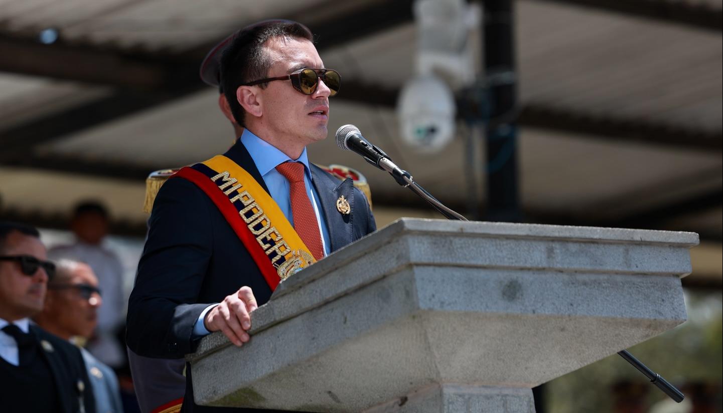 Daniel Noboa, presidente de Ecuador.