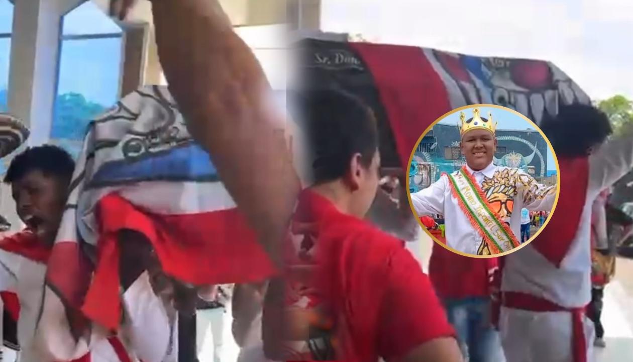 Imágenes del sepelio y del Rey Momo del Carnaval del Suroriente 2024, Danilo Andrés Ramírez Barrios.