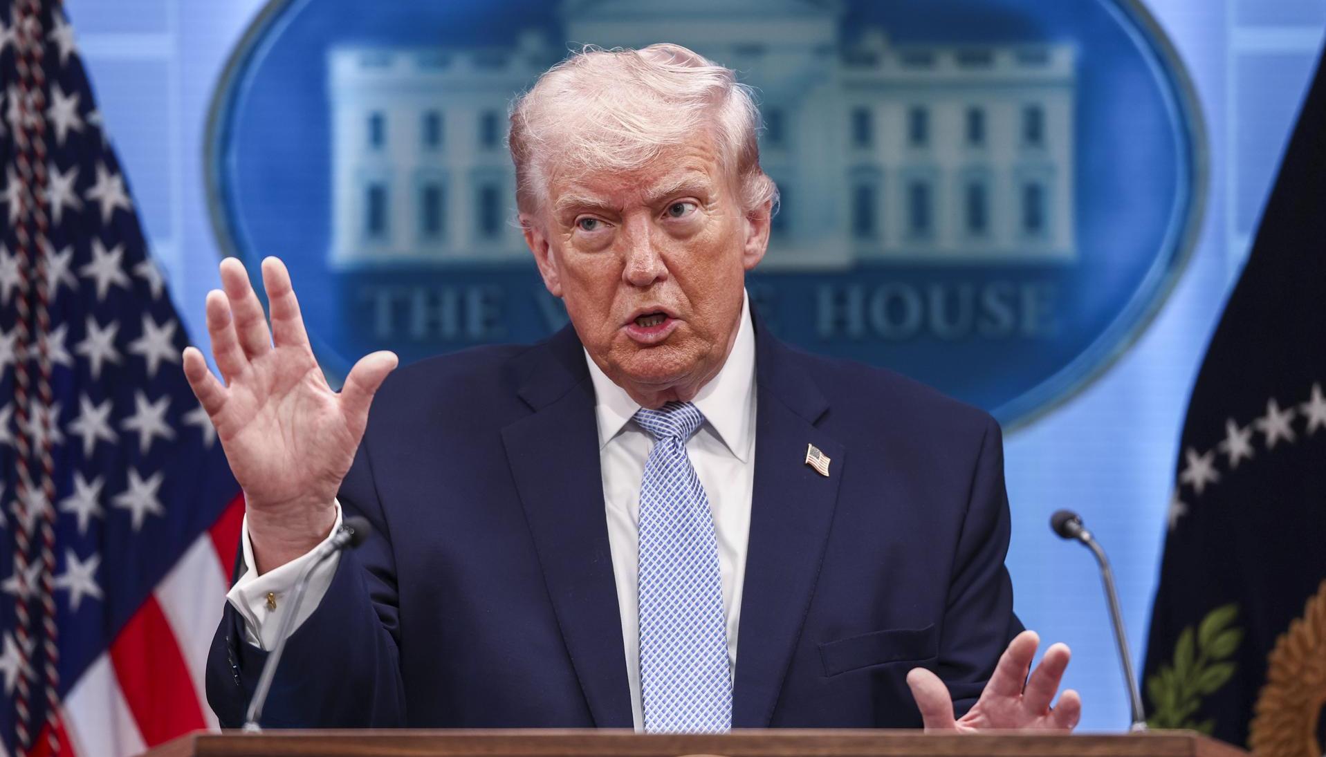 El Presidente Donald Trump.