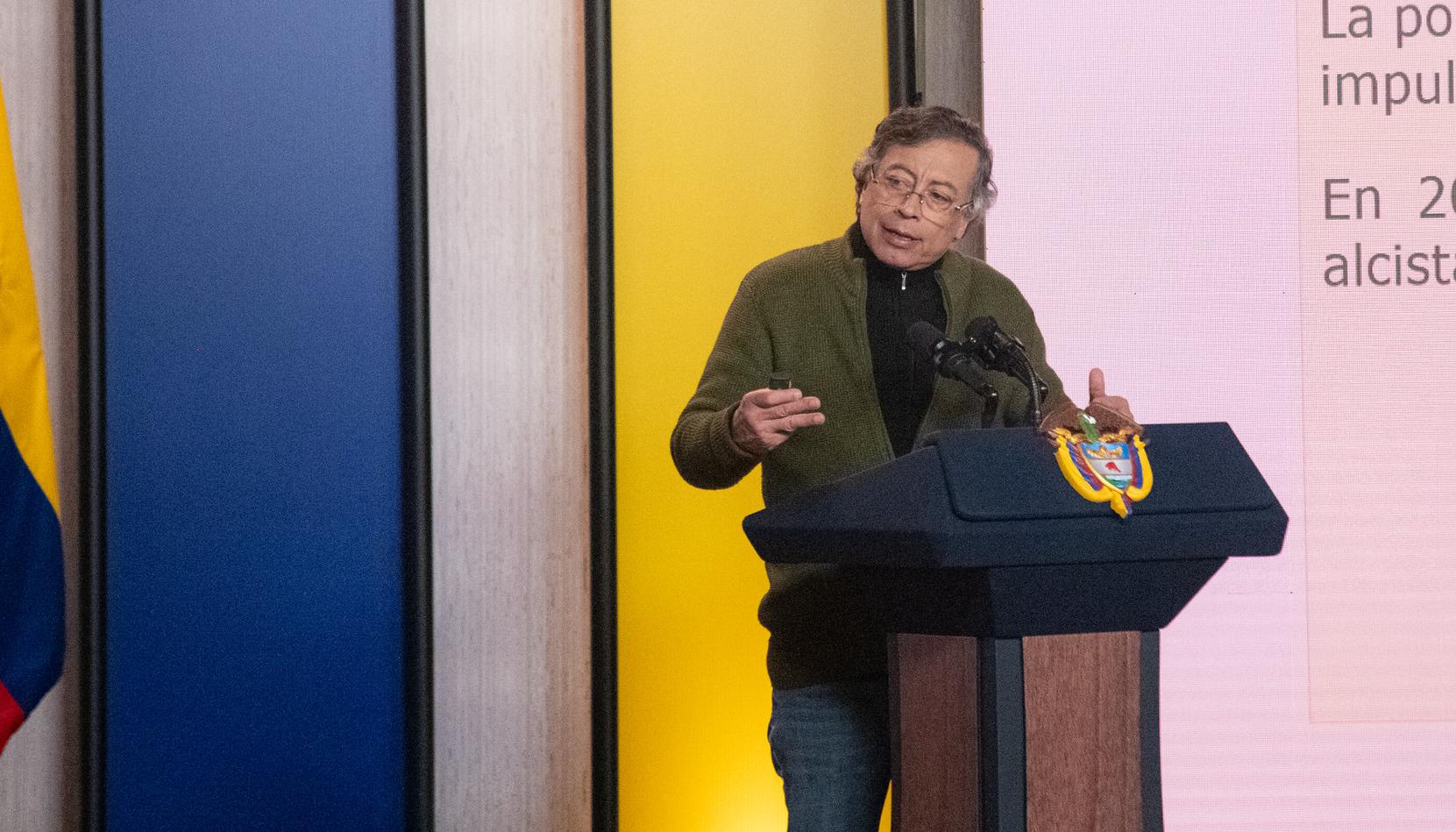 El Presidente Gustavo Petro.