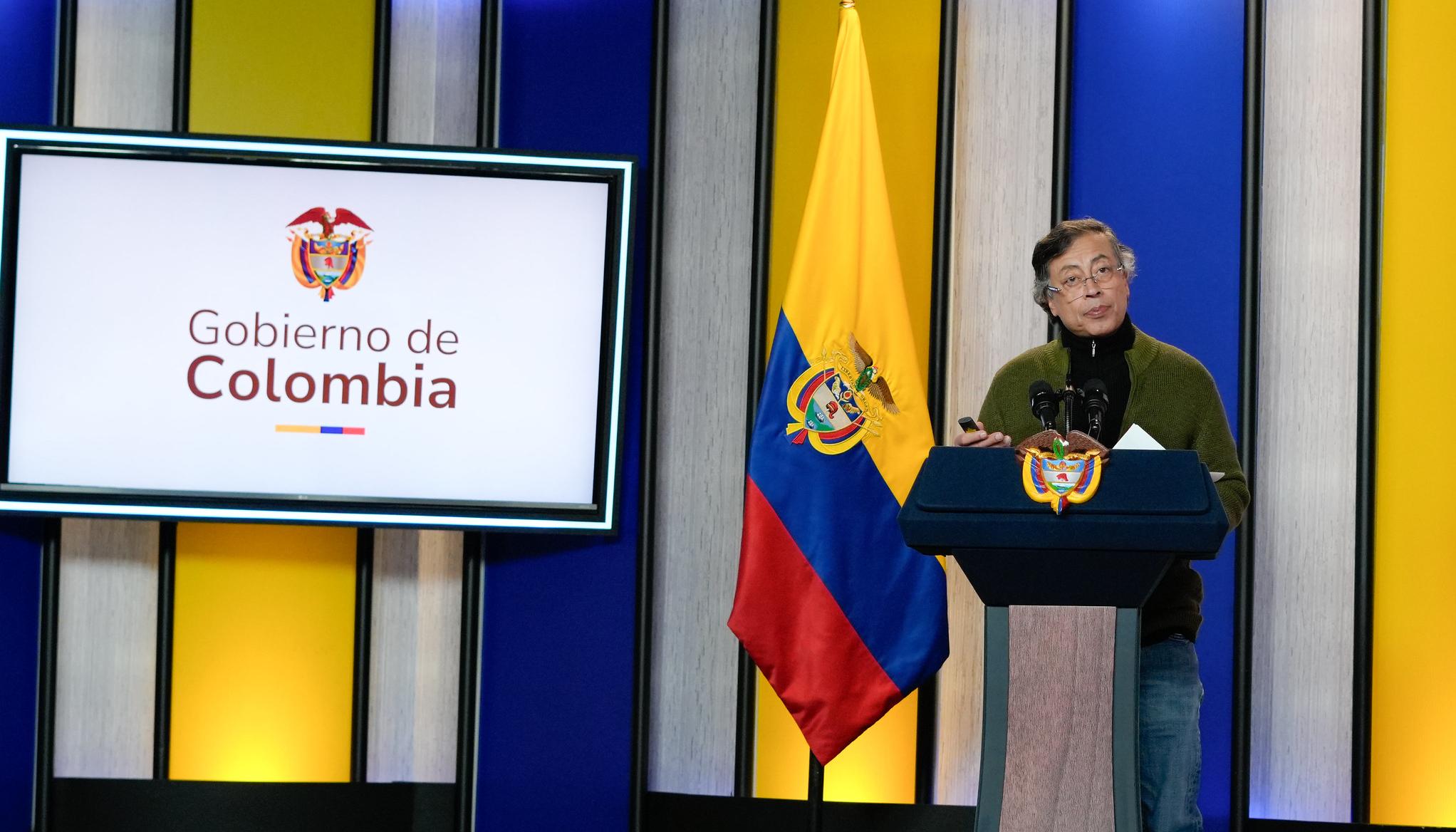 El Presidente Gustavo Petro.