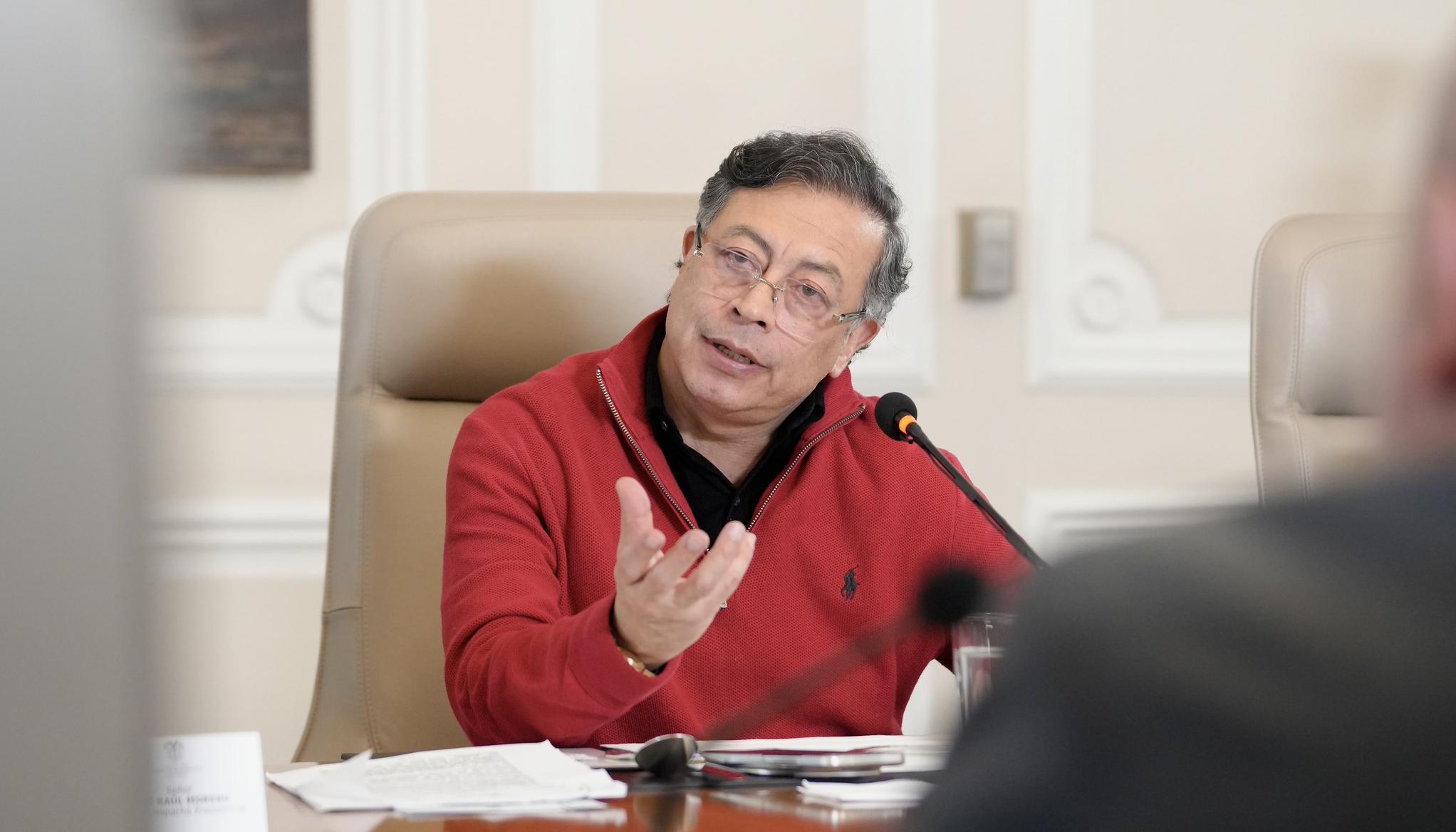 El Presidente Gustavo Petro.