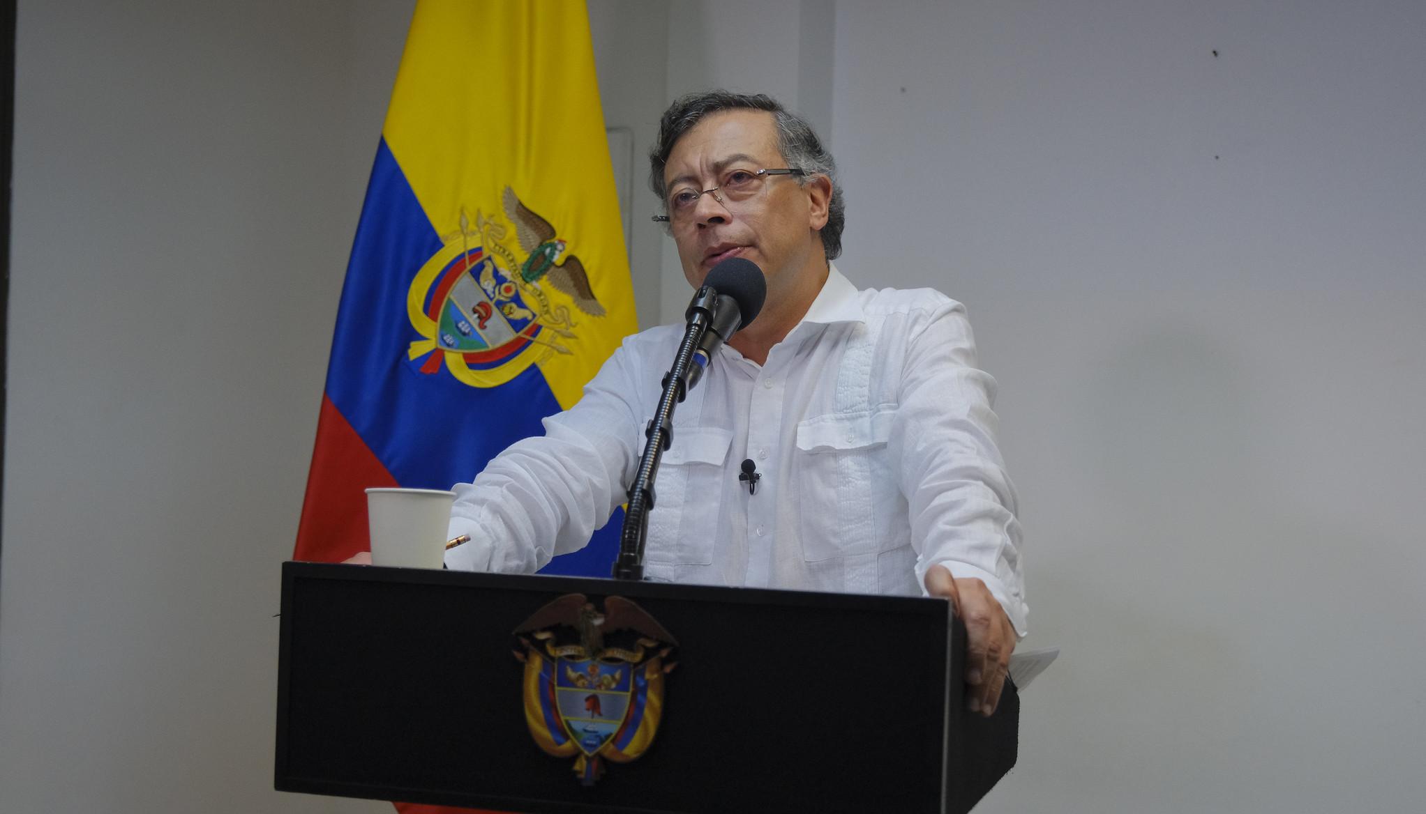 El Presidente Gustavo Petro.