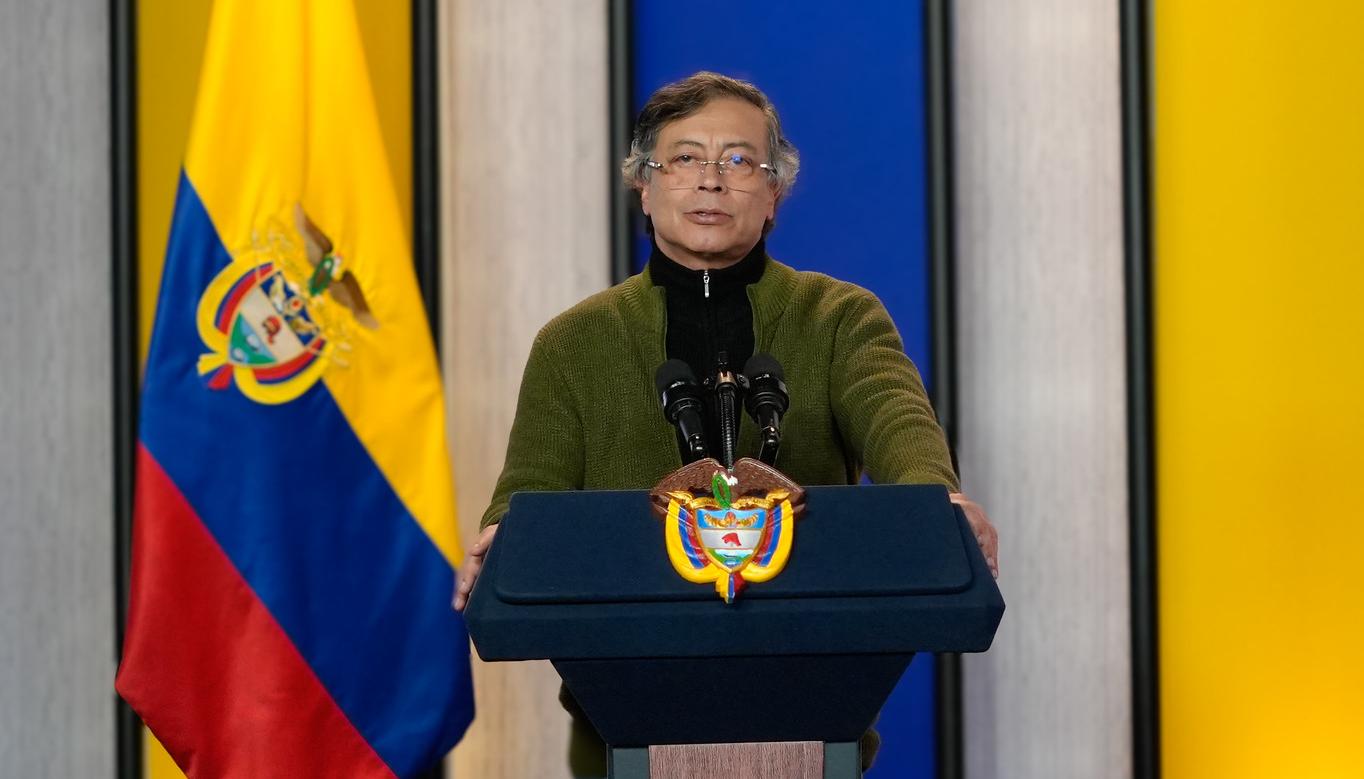 El Presidente Gustavo Petro.